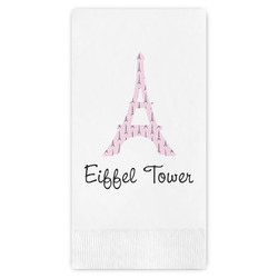 Eiffel Tower Guest Paper Towels - Full Color (Personalized)