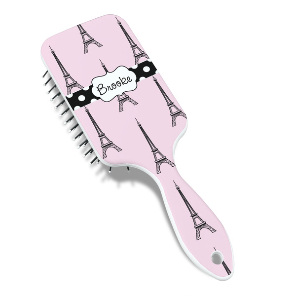 Eiffel Tower Hair Brush - Angle View
