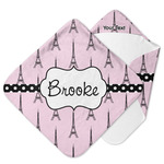 Eiffel Tower Hooded Baby Towel (Personalized)