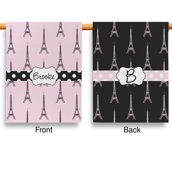 Eiffel Tower House Flags - Double Sided - APPROVAL