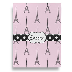 Eiffel Tower Large Garden Flag - Single Sided (Personalized)