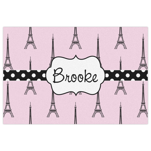 Eiffel Tower Indoor / Outdoor Rug - 2'x3' - Front Flat