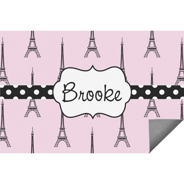 Custom Eiffel Tower Indoor / Outdoor Rug (Personalized)