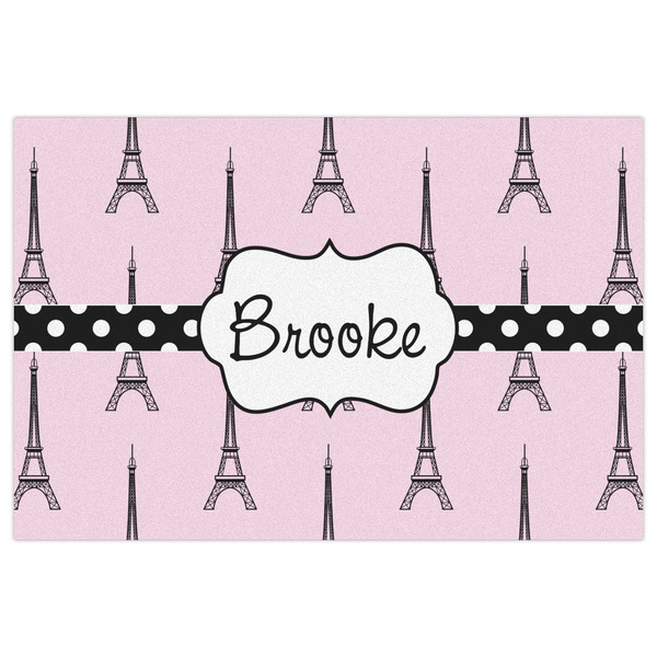 Eiffel Tower Indoor / Outdoor Rug - 4'x6' - Front Flat