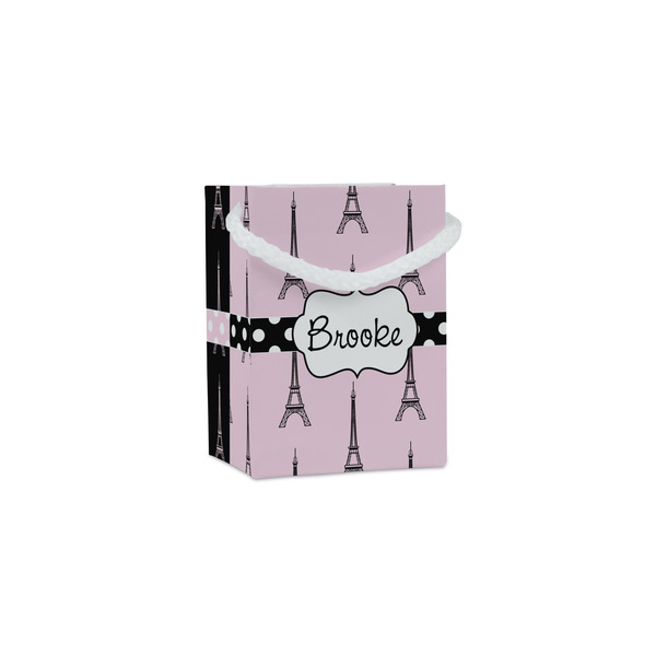 Custom Eiffel Tower Jewelry Gift Bags - Gloss (Personalized)