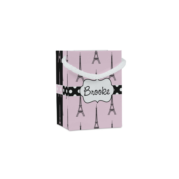 Custom Eiffel Tower Jewelry Gift Bags - Matte (Personalized)