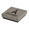 Eiffel Tower Jewelry Gift Box - Engraved Leather Lid