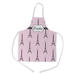 Eiffel Tower Kid's Apron - Medium (Personalized)
