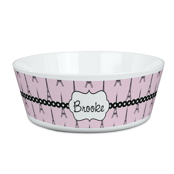 Custom Eiffel Tower Kid's Bowl (Personalized)