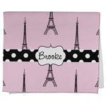 Eiffel Tower Kitchen Towel - Poly Cotton w/ Name or Text