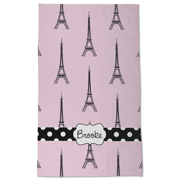 Eiffel Tower Kitchen Towel - Poly Cotton - Full Front