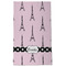 Eiffel Tower Kitchen Towel - Poly Cotton - Full Front
