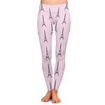 Eiffel Tower Ladies Leggings - Extra Large
