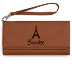 Eiffel Tower Ladies Leatherette Wallet - Laser Engraved (Personalized)