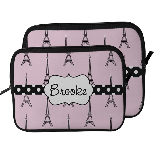 Eiffel Tower Laptop Sleeve (Size Comparison)