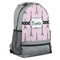 Eiffel Tower Large Backpack - Gray - Angled View