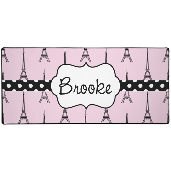 Custom Eiffel Tower 3XL Gaming Mouse Pad - 35" x 16" (Personalized)