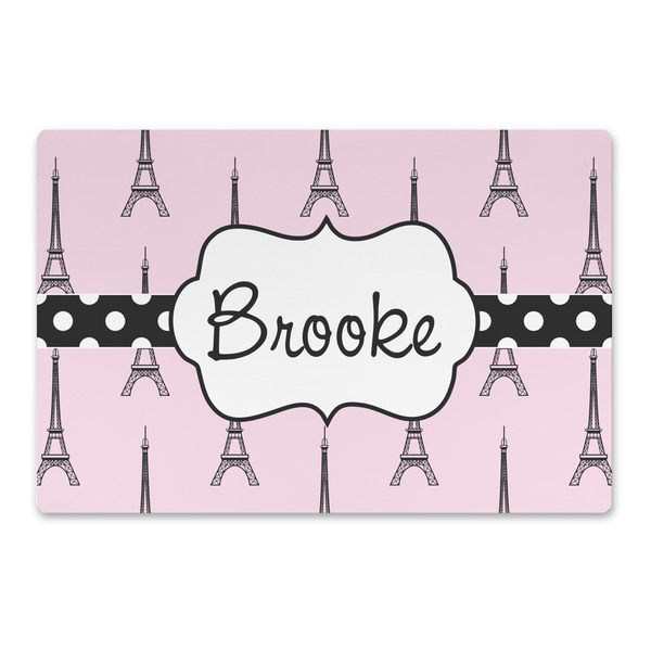 Custom Eiffel Tower Large Rectangle Car Magnet (Personalized)