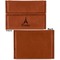 Eiffel Tower Leather Business Card Holder Front Back Single Sided - Apvl