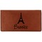 Eiffel Tower Leather Checkbook Holder - Main