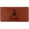 Eiffel Tower Leatherette Checkbook Holder (Personalized)