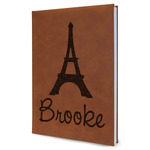 Eiffel Tower Leather Sketchbook (Personalized)