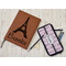 Eiffel Tower Leather Sketchbook - Small - Double Sided - In Context