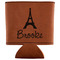 Eiffel Tower Leatherette Can Sleeve - Flat