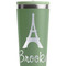 Eiffel Tower Light Green RTIC Everyday Tumbler - 28 oz. - Close Up