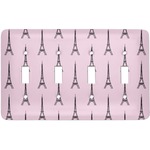 Eiffel Tower Light Switch Cover (4 Toggle Plate)