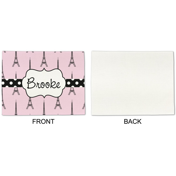 Eiffel Tower Linen Placemat - APPROVAL Single (single sided)