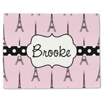 Eiffel Tower Single-Sided Linen Placemat - Single w/ Name or Text