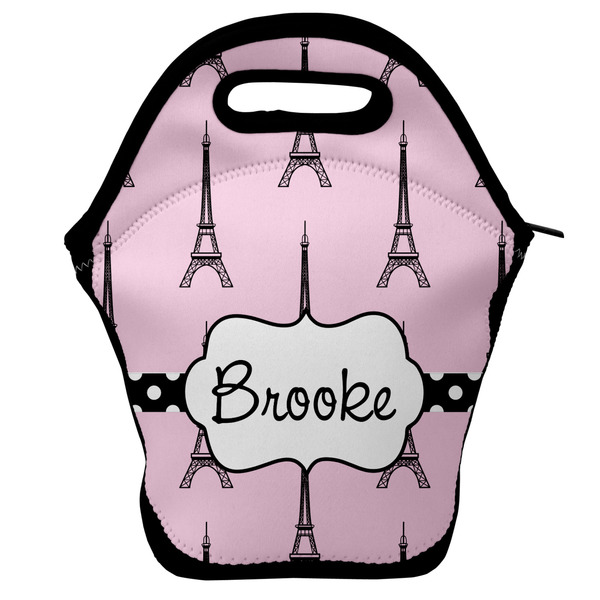 Custom Eiffel Tower Lunch Bag w/ Name or Text