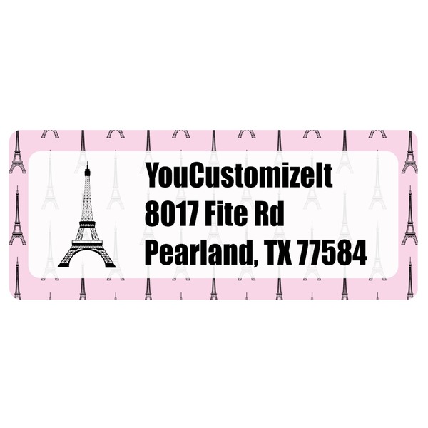 Custom Eiffel Tower Return Address Labels (Personalized)