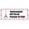 Eiffel Tower Mailing Label - Singular