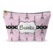 Eiffel Tower Makeup Bag - Small - 8.5"x4.5" (Personalized)