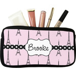 Eiffel Tower Makeup / Cosmetic Bag - Small (Personalized)