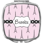 Eiffel Tower Compact Makeup Mirror (Personalized)