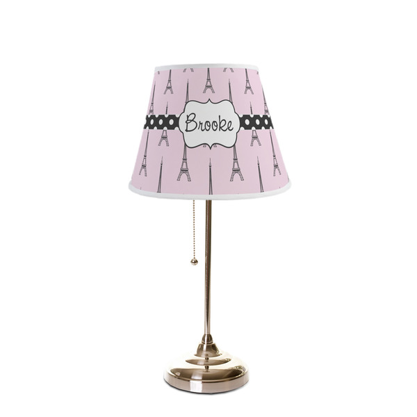 Eiffel Tower Poly Film Empire Lampshade - On Stand