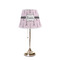 Eiffel Tower Poly Film Empire Lampshade - On Stand