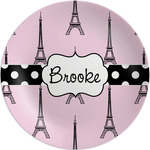 Eiffel Tower Melamine Plate (Personalized)
