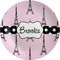 Eiffel Tower Melamine Salad Plate - 8" (Personalized)