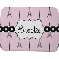Eiffel Tower Memory Foam Bath Mat - 48"x36" (Personalized)