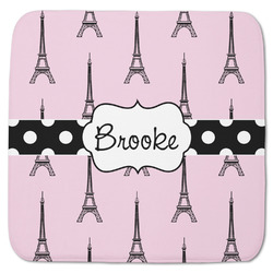 Eiffel Tower Memory Foam Bath Mat - 48"x48" (Personalized)