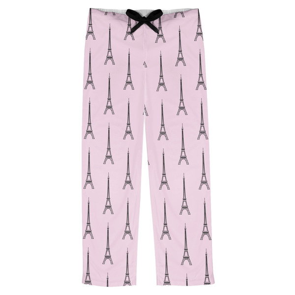 Custom Eiffel Tower Mens Pajama Pants - L