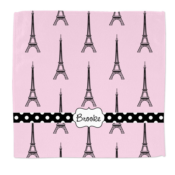 Custom Eiffel Tower Microfiber Dish Rag (Personalized)