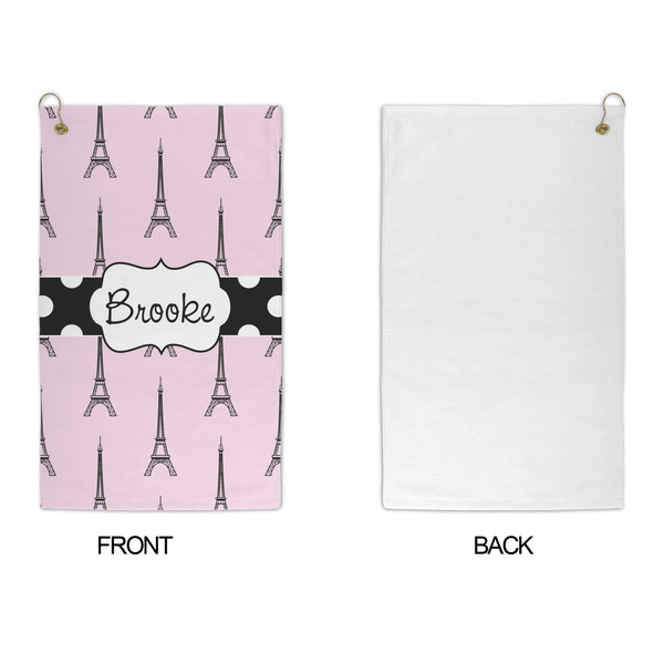 Eiffel Tower Microfiber Golf Towels - APPROVAL