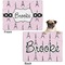 Eiffel Tower Microfleece Dog Blanket - Regular - Front & Back