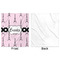 Eiffel Tower Minky Blanket - 50"x60" - Single Sided - Front & Back