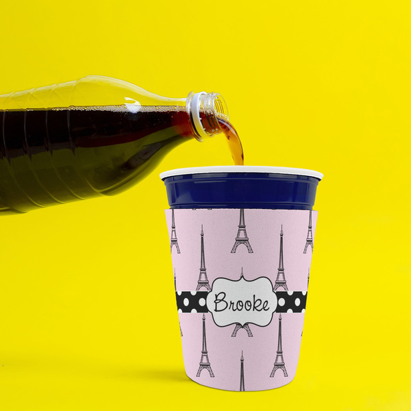 Eiffel Tower Party Cup Sleeves - without bottom - Lifestyle